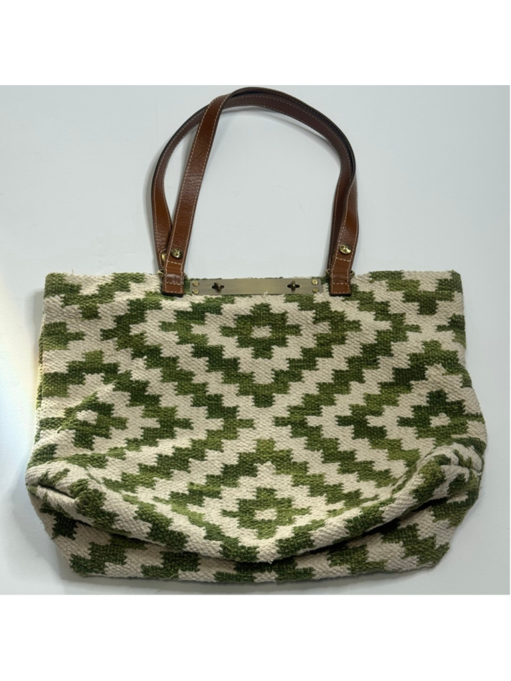 Patricia Nash Hand Loomed
Cotton Weave Chennai Tote
Green Beach Bohemian Large - Picture 5 of 12